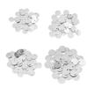 10-20pcs 6-35mm Stainless Steel Charms Round Dog Tag Pendant Stamping Blanks Pendants For Necklaces DIY Jewelry Making Wholesale