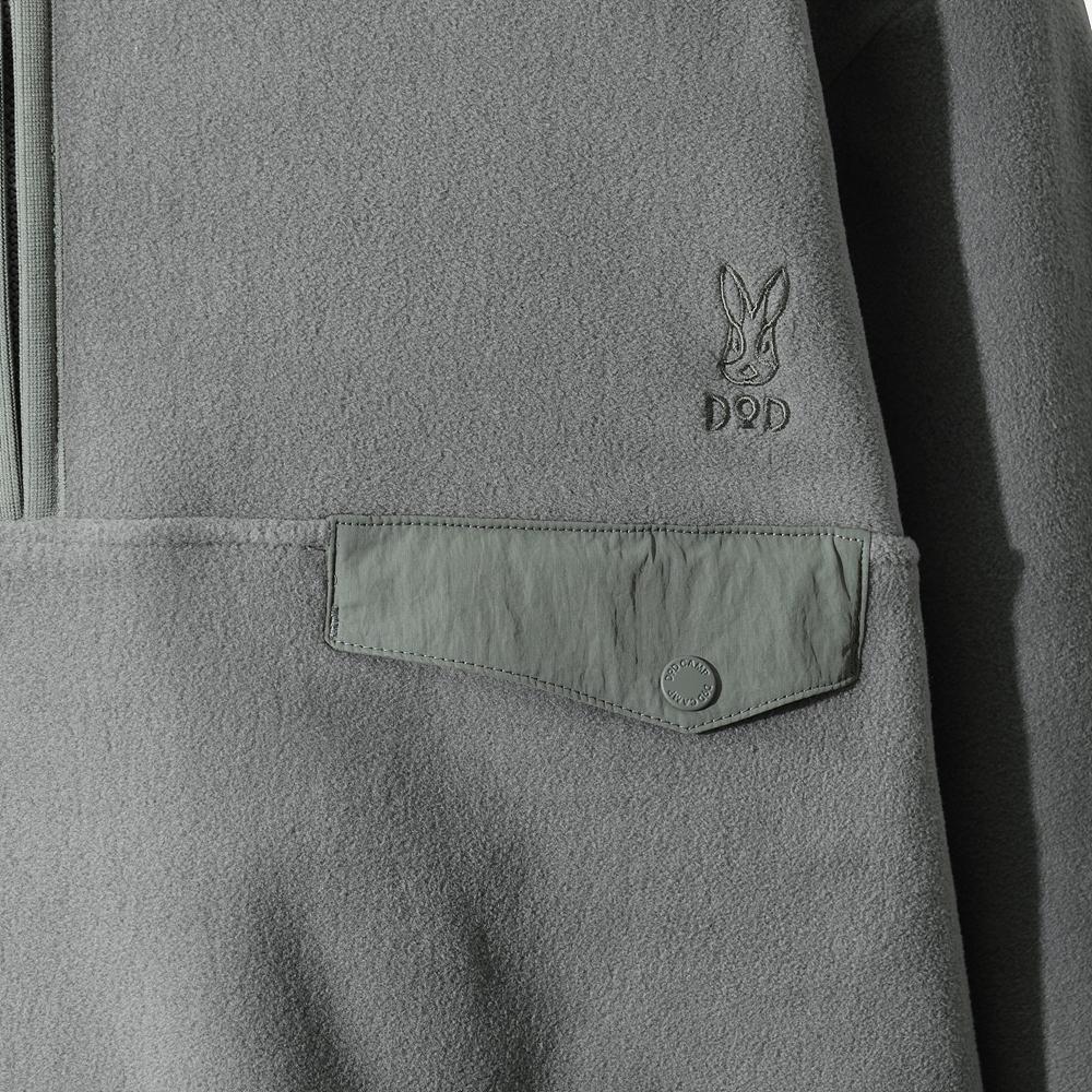 Dod Heatrest Fleece Zip-Up Anorak (Grey)
