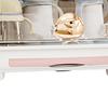 Baby Bottle Storage Box with Lid Dustproof Drying Rack Plastic Cabinet   for Toddler Tablewares
