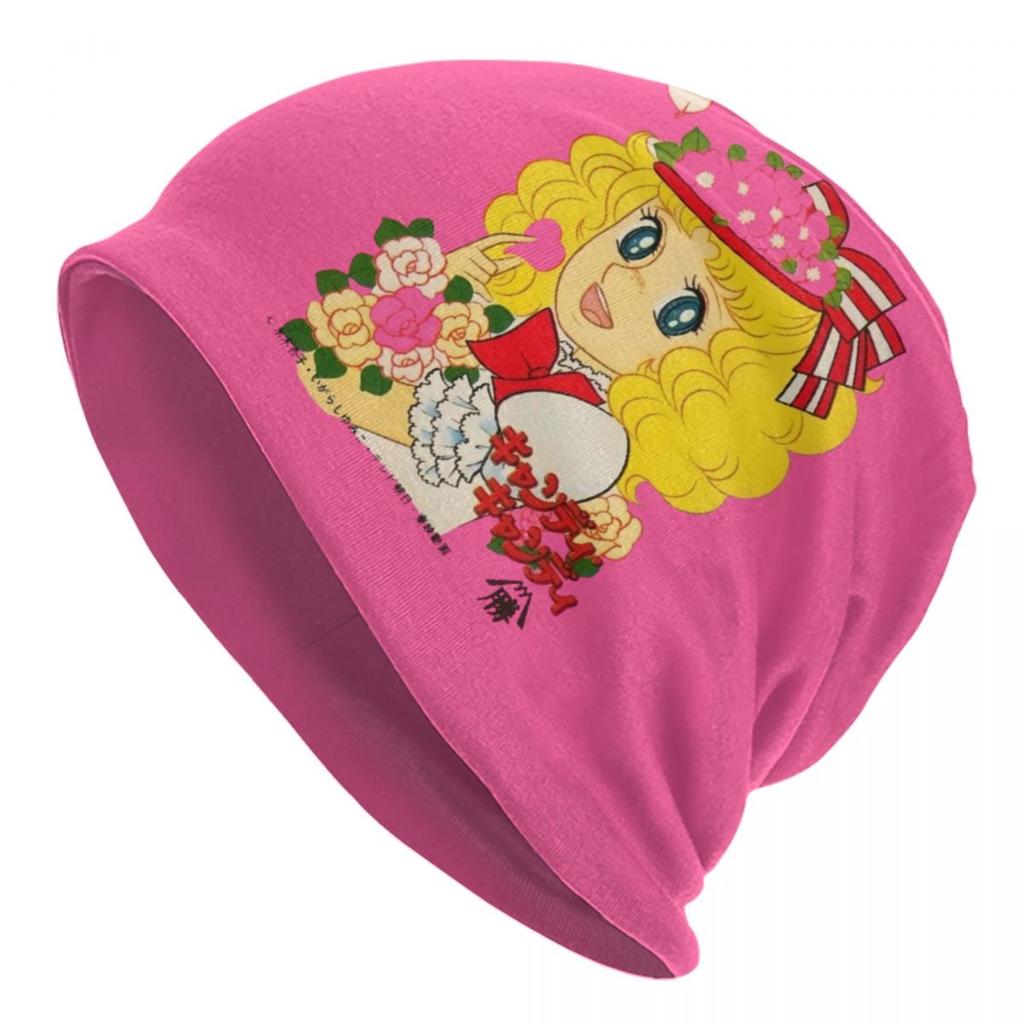 Candy Candy Candice Anime Unisexga Girl Bonnet Homme Hip Hop Knitted Hat For Warm Winter Cartoon Nime And Terence Beanies Caps