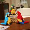 Simulation Animal Parrot Plush Toy Stuffed Soft Animal Pillow Fun Toys Home Decro Birthday Gifts