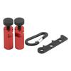 Portable Tall Stair Gauges with Holder and Carabiner for Framing Square Aluminum Alloy Tool for Accurate Carpenter Measurements