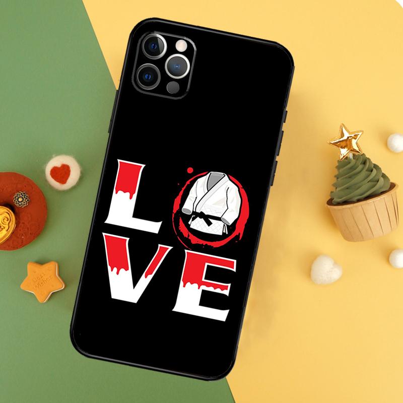 Judo Taekwondo Karate Case For iPhone 13 12 Mini 11 14 16 15 Pro Max 7 8 Plus X XR XS Max Back Cover