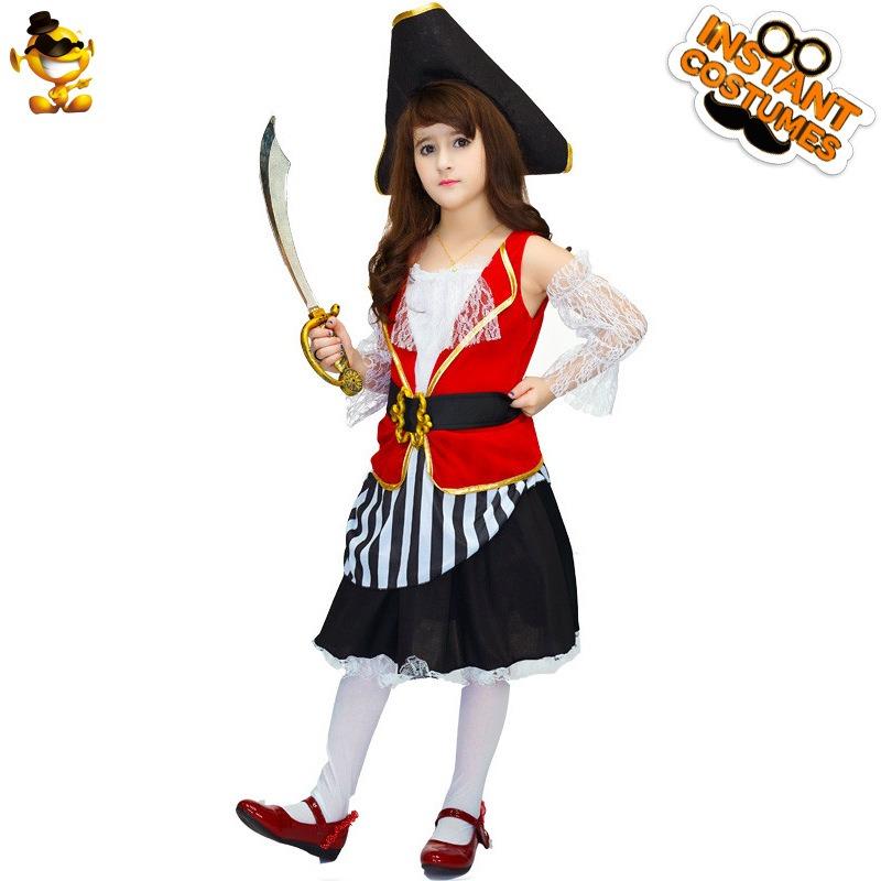 Little girl pirate costume costume costume costume costume party costume halloween cosplay costume