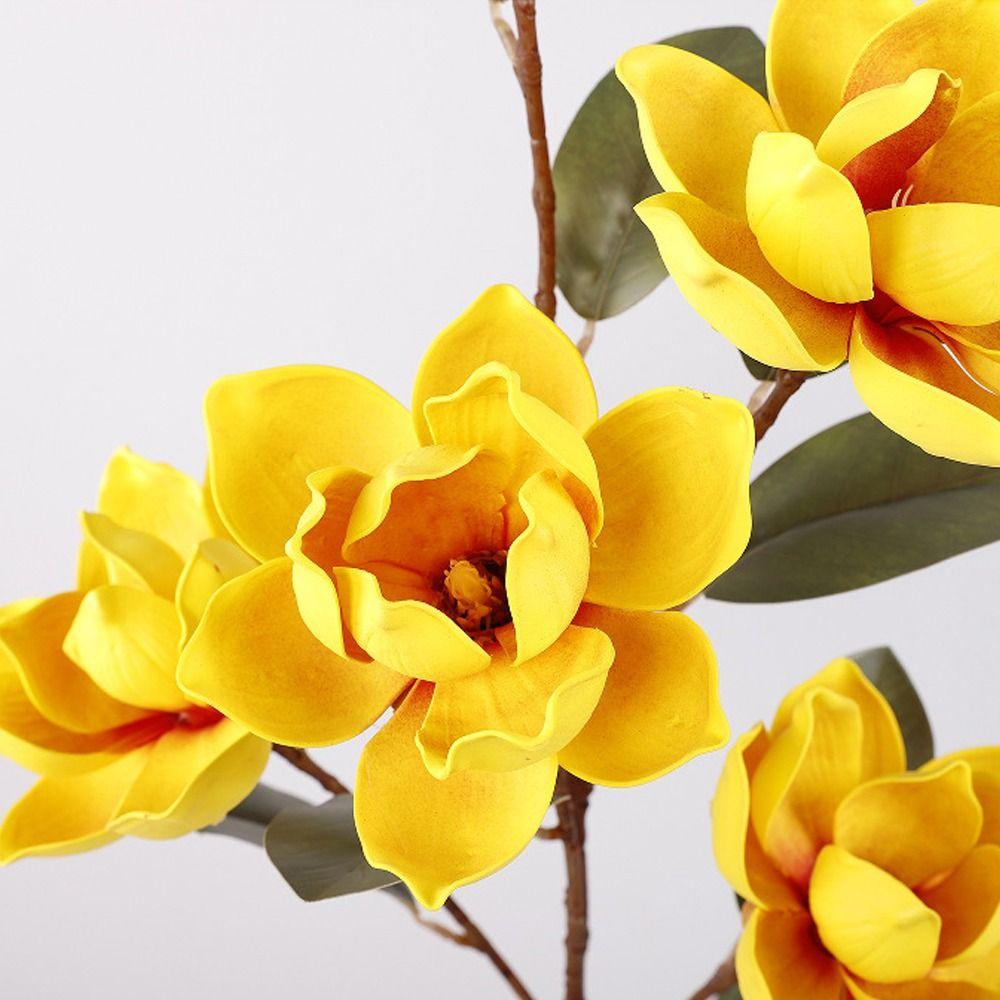 97cm Simulation Big Magnolia Floral Art Fake Flower Artificial Orchid Flowers  Home Office Decor
