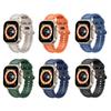 Sport Watch Strap for Apple Watch Series 10 9 8 7 SE 6 5 4 3 2 1 42mm 41mm 40mm 38mm Hydrogenated Nitrile Butadiene Rubber Band