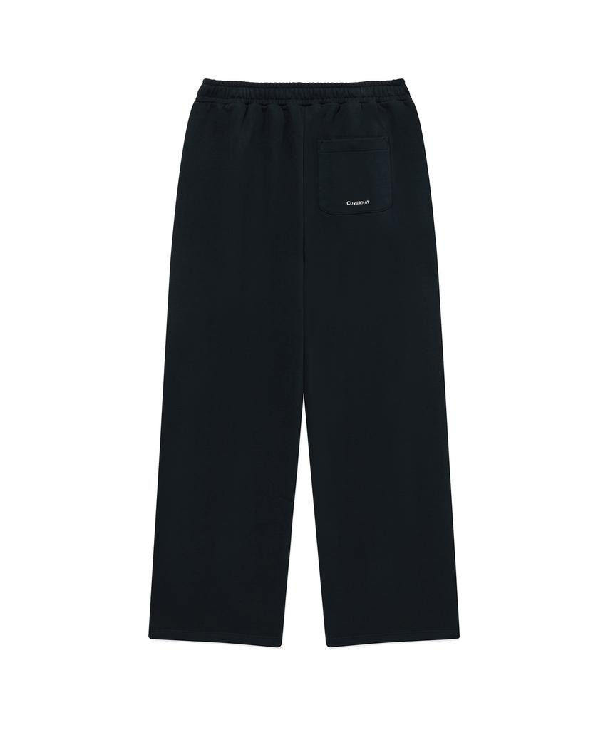 COVERNAT Semi-Wide Signature Symbol Sweatpants Navy