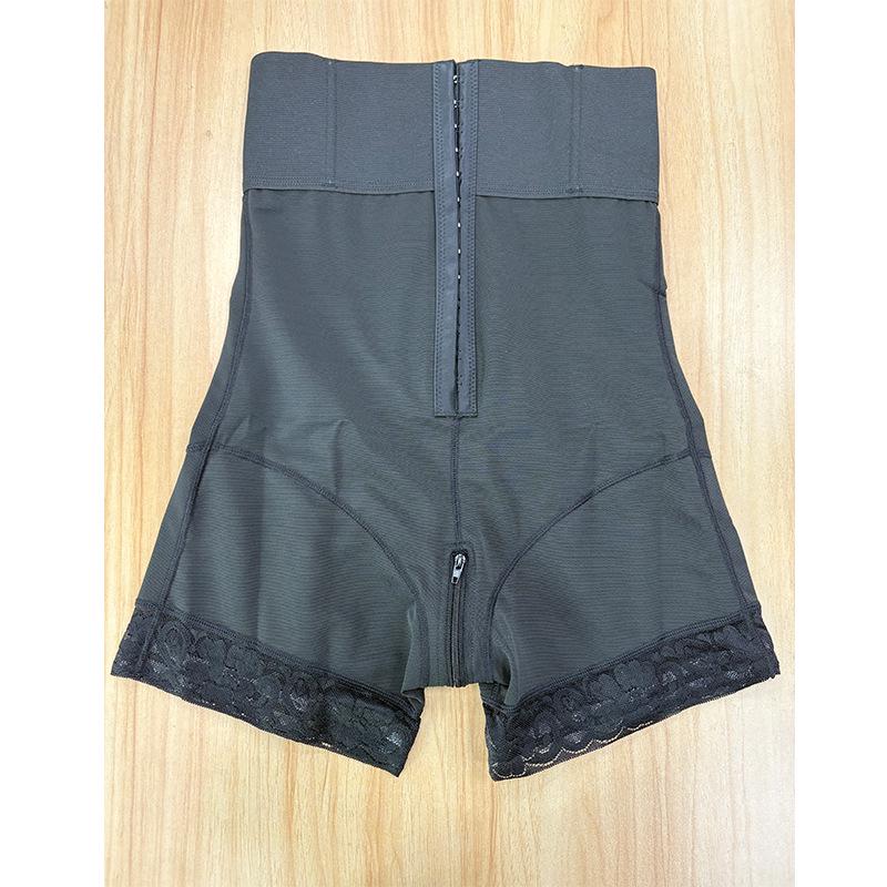TK Style Women's High Waist Three-Button Shaper Pants - Tummy Control & Butt Lifting with Crotch Zipper, Plus Size Available