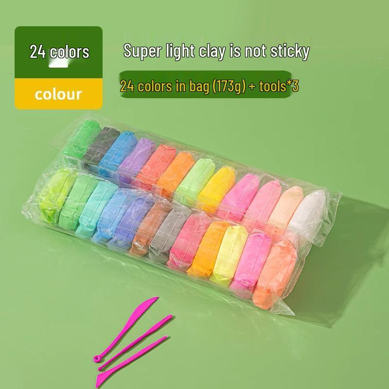 Super Light Clay: Colorful Handmade Play Dough for Kids and Students
