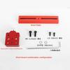 Angeleyes 203mm Guide Mirror Dovetail Plate Red Short Plate Dovetail Groove Matched with Base Astronomical Telescope Accessory