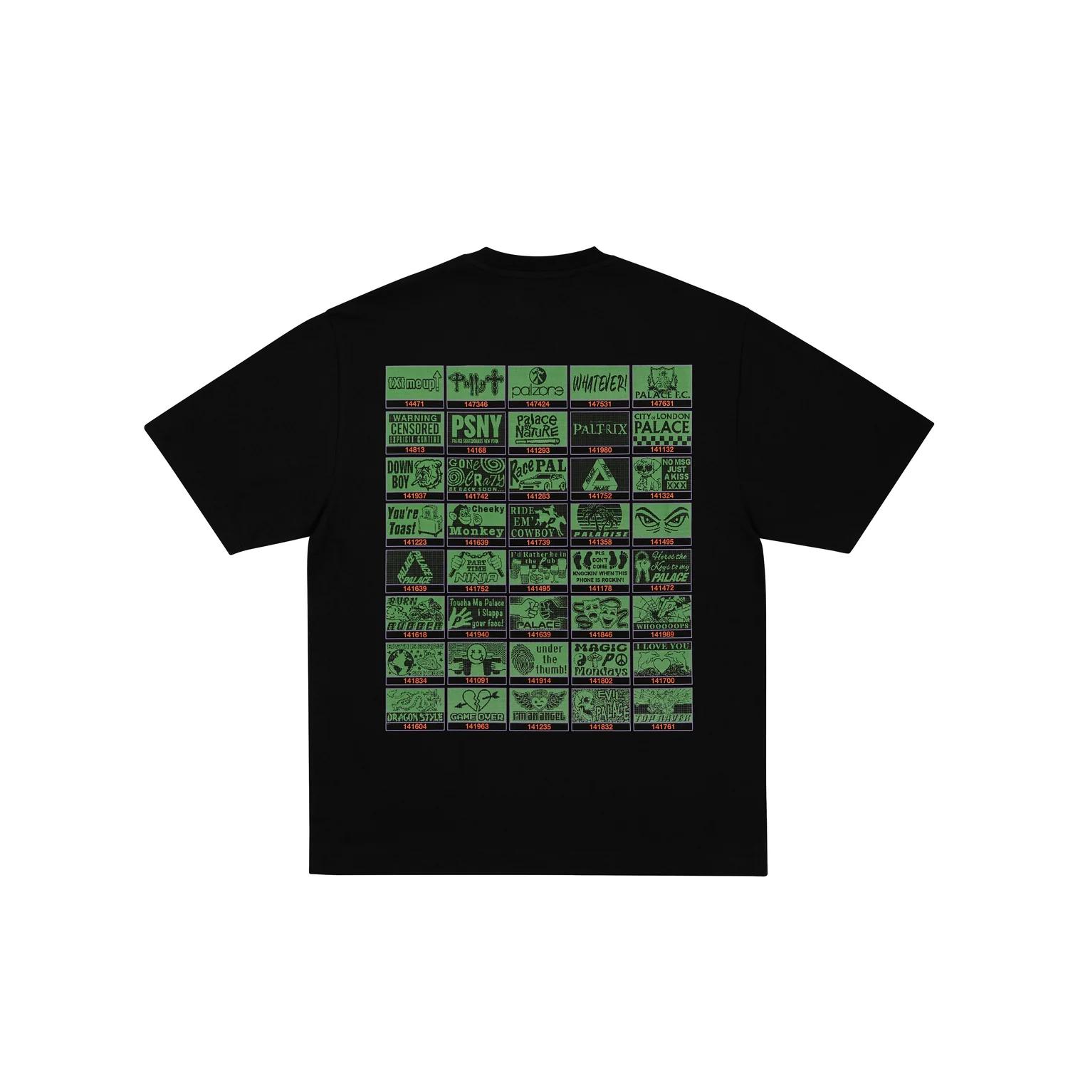 

Palace Top Up T-Shirt Black Unisex Tops P29TS132 M