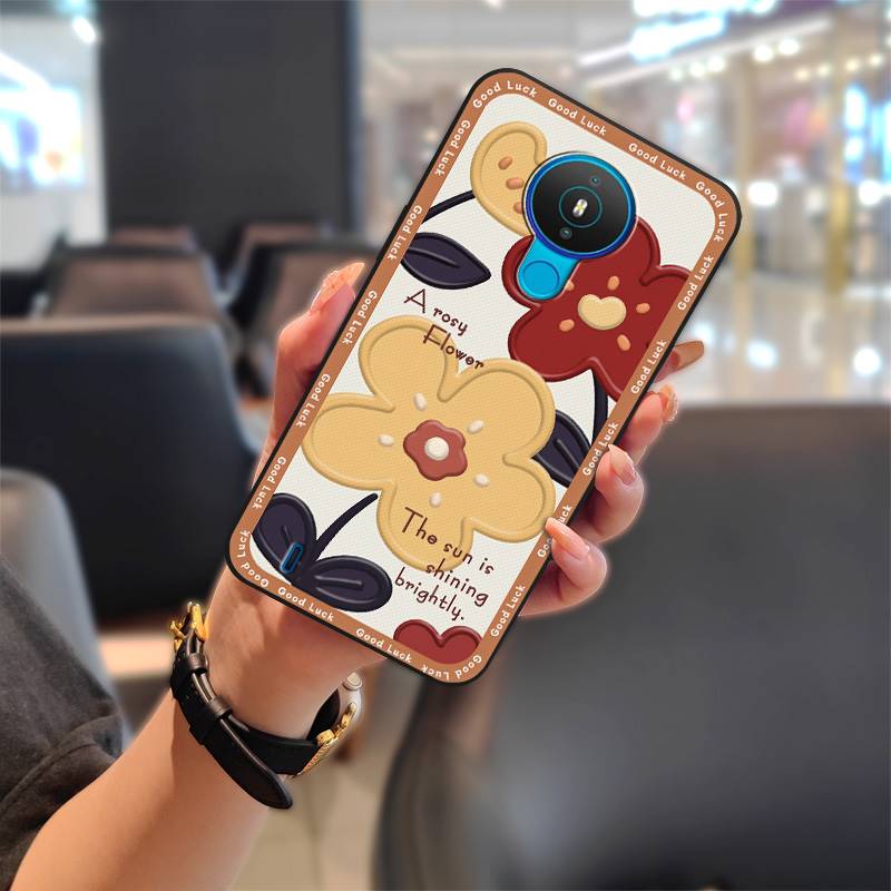 Silikonový kryt pouzdro na telefon pro Nokia 1.4 Nárazuvzdorný zadní kryt Roztomilý kreslený Plné obepnutí Nárazuvzdorný Odolný proti nečistotám