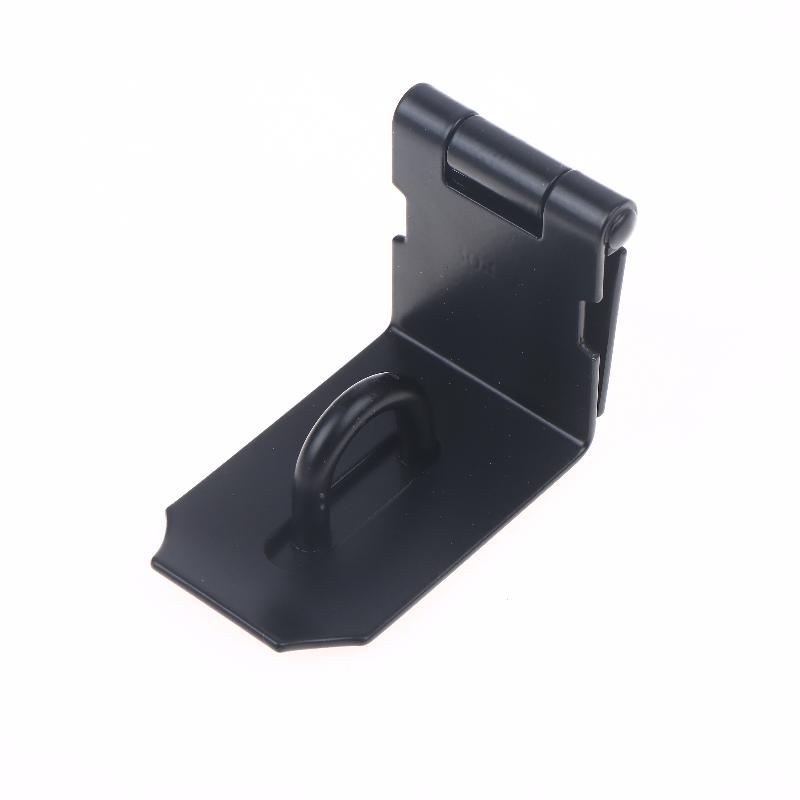 1 Set Stainless Steel Padlock Clasp Gate Hasp Staple Door 90 Degrees Latches Lock Shed Latch Household Burglar-Proof Hardware