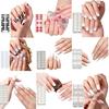 Semi Cured Gel Nail Strips Patches Sliders UV/LED Lamp Cured Adhesive Strips