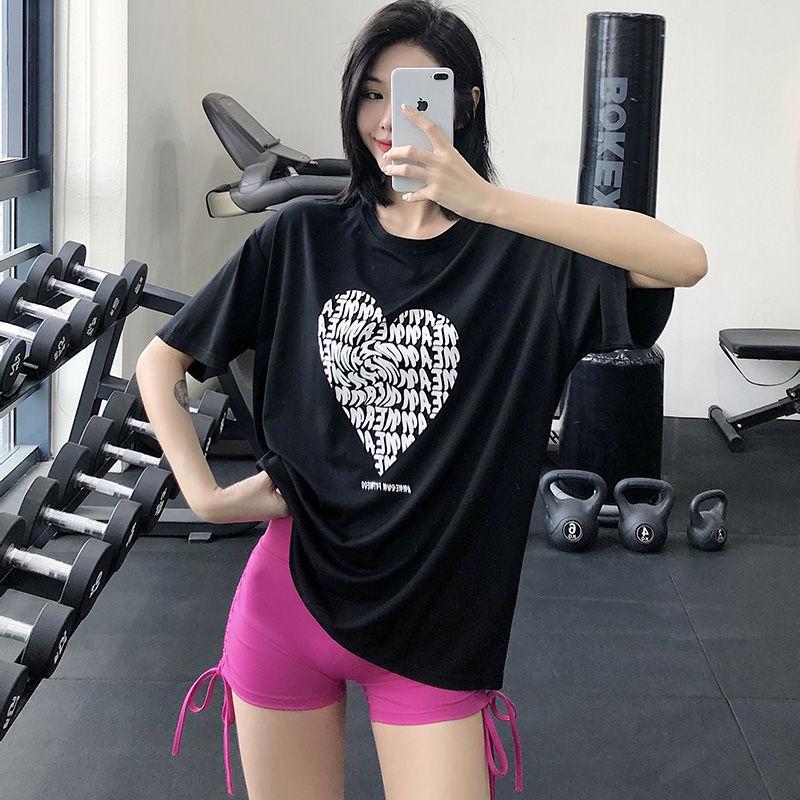 

Women s Quick-Dry Loose Fit Sports T-Shirt - Short Sleeve Yoga & Running Top 2XL for 70-80kg