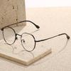 2023 Autumn New Arrival: Elegant Round Titanium Glasses Frame with 1-Year Warranty for Men & Women