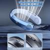 Hanging Neck Portable Bladeless Fan Wind Power Digital Display Usb Charging Cooling Fan Outdoor Sports Hanging Fan Cooler