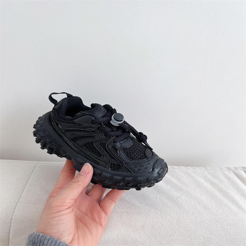 

2025 Новая Мода Крупные Детские Массивные Кроссовки с Плюшевыми Теплыми Зимними Спортивными Ботинками Детские Девочки Мальчики Нескользящие Кроссовки для Бега 22(Insole 14cm) чёрный