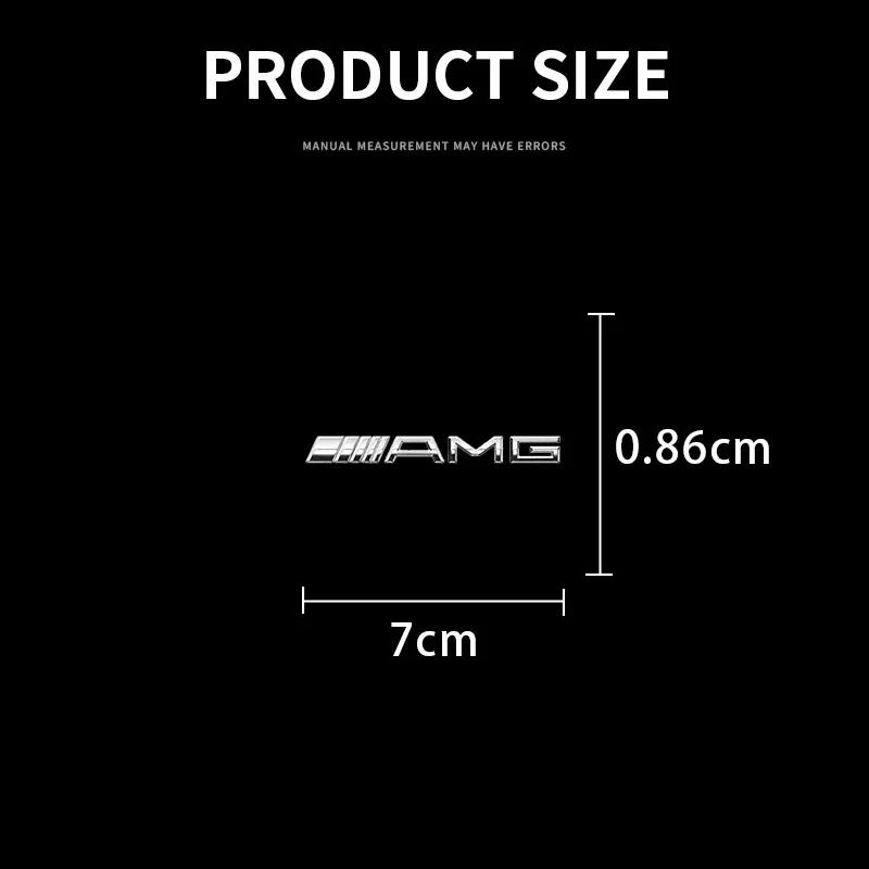 AAVQ1 Car Emblem Logo Decorative Stickers Badge Decal Interior Styling For Mercedes Benz AMG W212 W213 W205 W177 V177 W247 W176 GLC