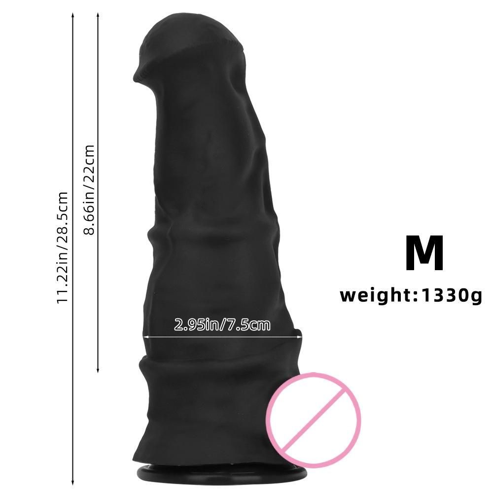 New Large Thick Horsehead Anal Plu Soft Silicone for Men and Women Extra Large Anal Plug
