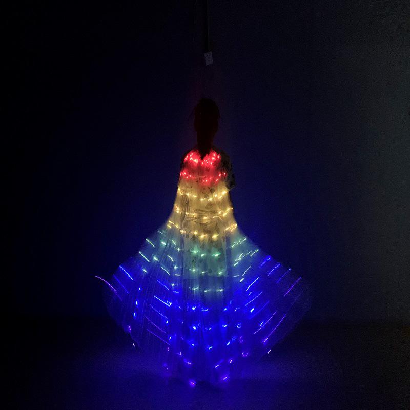 Children's LED Luminous Butterfly Wings for Belly Dance Performance.