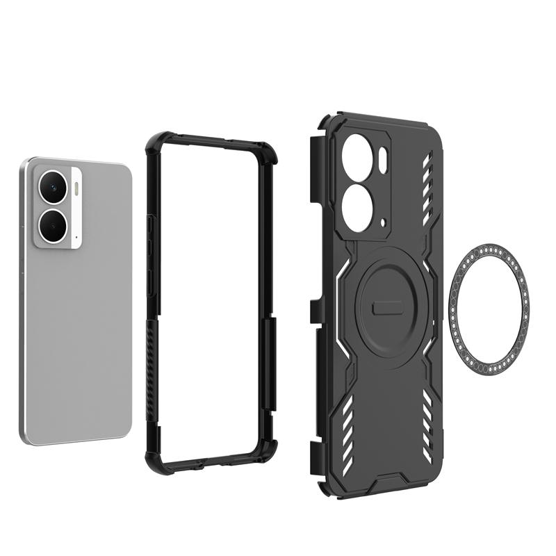 Shockproof Armor Case For Realme Neo 7x Magnetic Adsorption Wireless Charge Cover For Realme Neo 7x Case For Realme Neo 7x Case