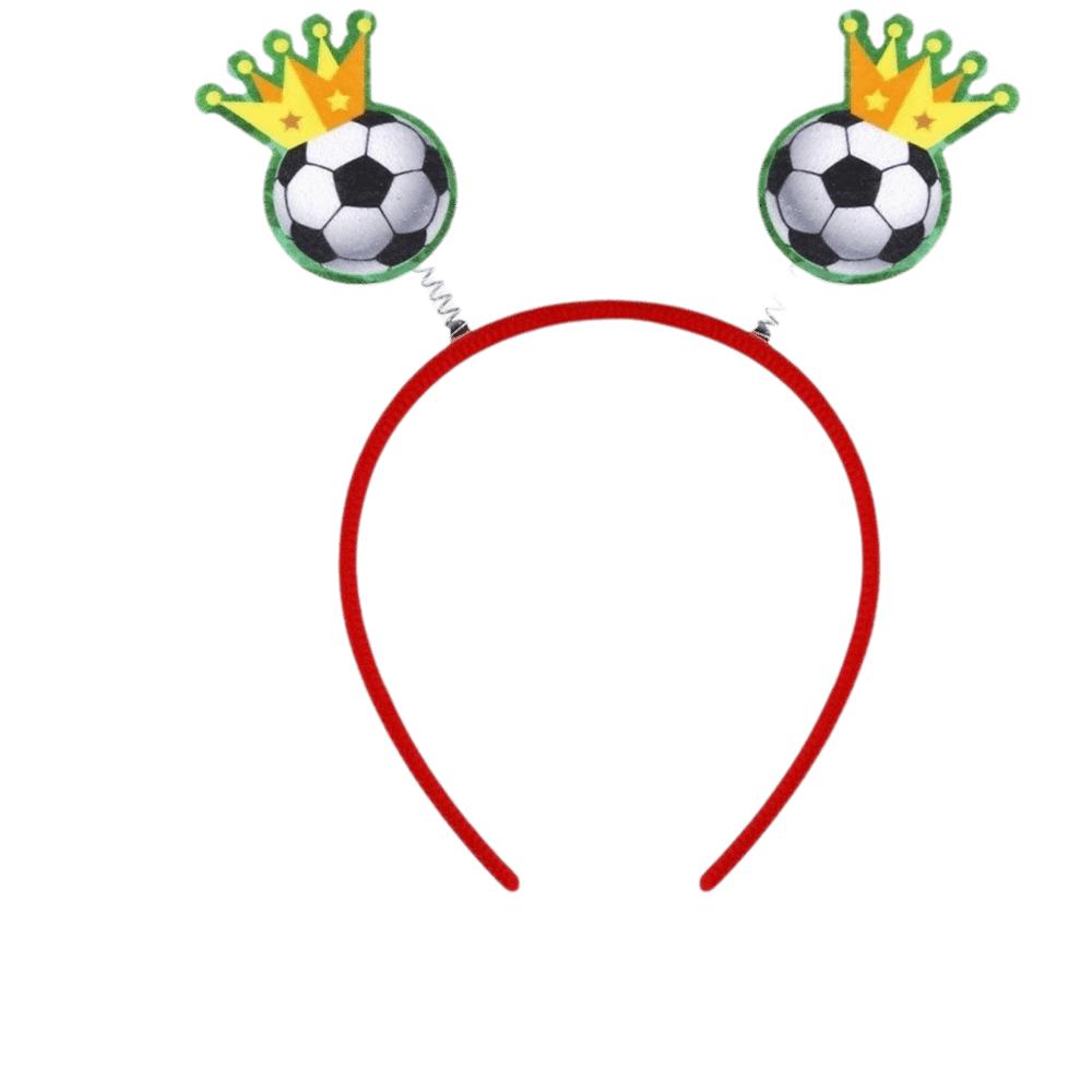 

Charming Design Football Fan Hair Hoop Festival Elements Cheering Hair Band Tailgating Crown