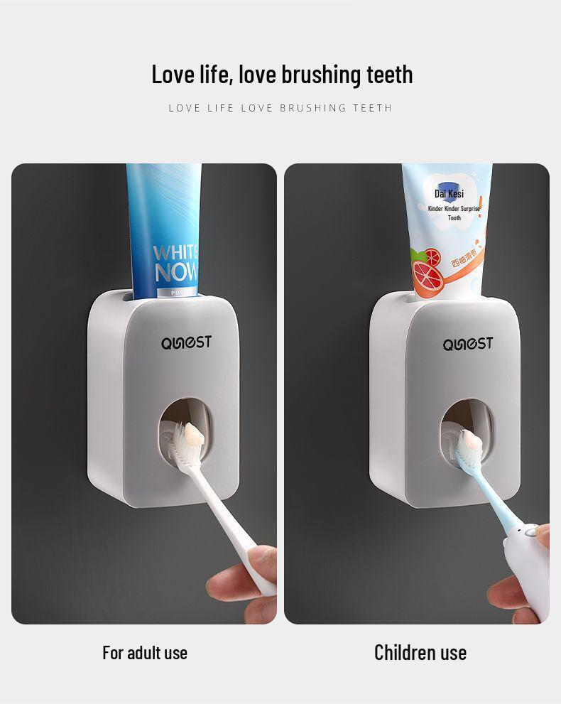 2024 Automatic Wall-Mounted Toothpaste Squeezer & Holder for Kids