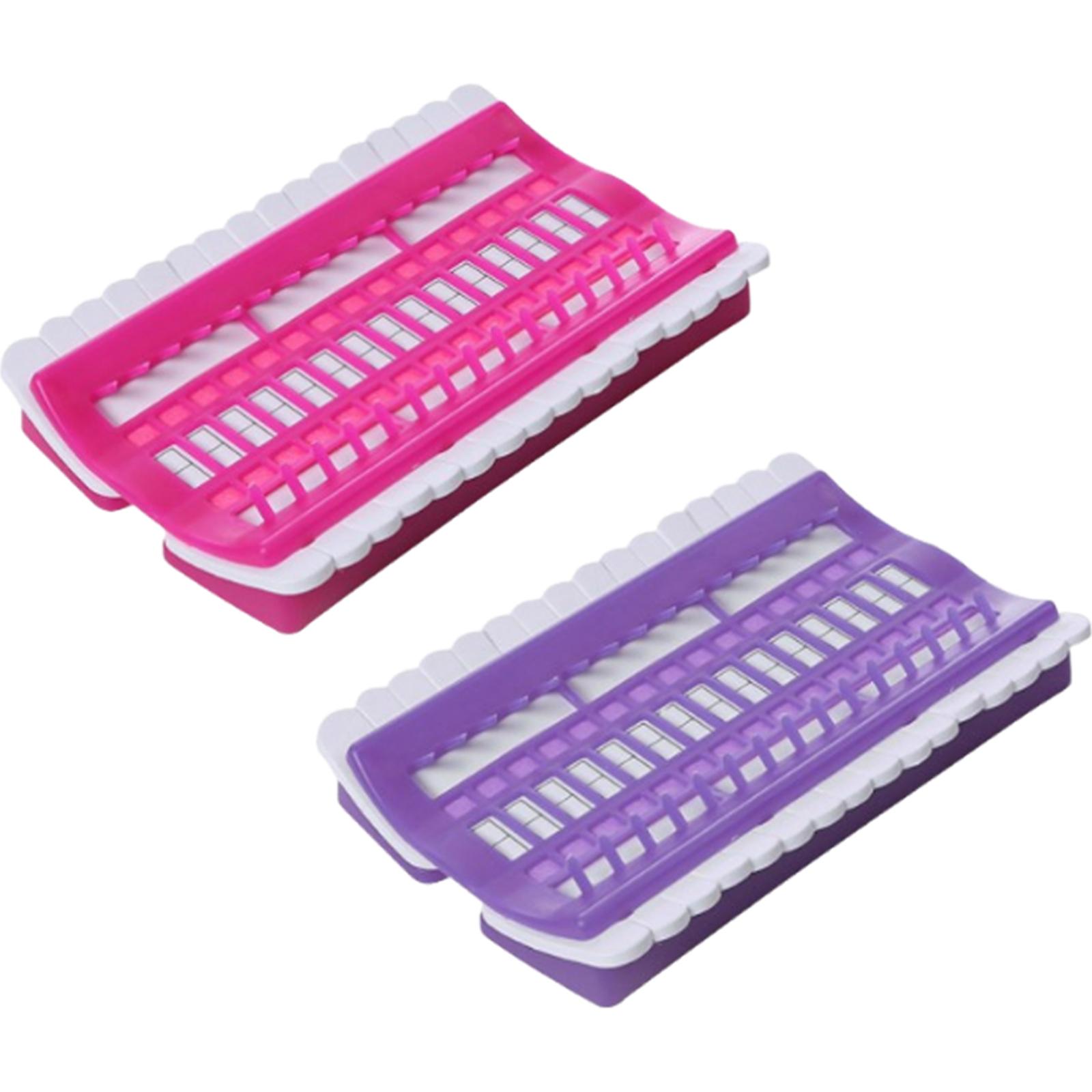 

2pcs 30 Positions Embroidery Thread Holder Plastic for Sewing and Cross Stitch Embroidery Thread
