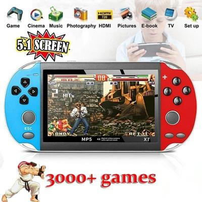 New Upgrade 5.1inch Hand-held Gaming Player 8GB ROM PSP Console Hand Game Machine Built-in 3000+ Games PK Psp Game Console