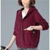 Corduroy Jacket Women's Thickened Winter Clothes Spring and Autumn Clothes Loose Short Top