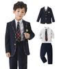 Formal School Uniform Top and Bottom Entrance Graduation Plus Kindergarten Graduation Kindergarten Elementary Size 150 [Qichenk] Children's Clothing,