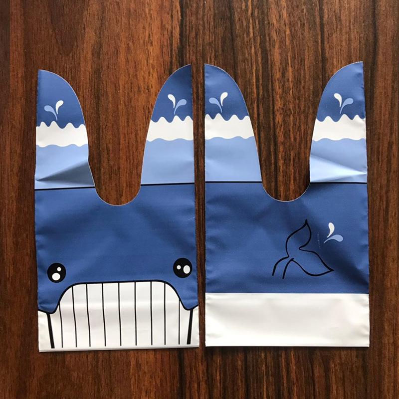 Children's Day Gift Bag: Snowflake Crisps, Snacks, Biscuits, Candy Rabbit Ear Packaging