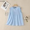 Dames Casual Ronde Hals Los Zonder Mouwen Tanktops