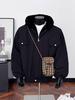 Men's Trendy Thickened Lambswool Hooded Cotton Jacket for Autumn/Winter