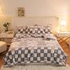 Flannel Snowflake Quilt & Blanket for Sofa or Bed