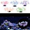 Artificial Colorful Water Plant Glow In Dark Aquarium Decors Landscape for Beautify Aquarium Landscaping Appearance