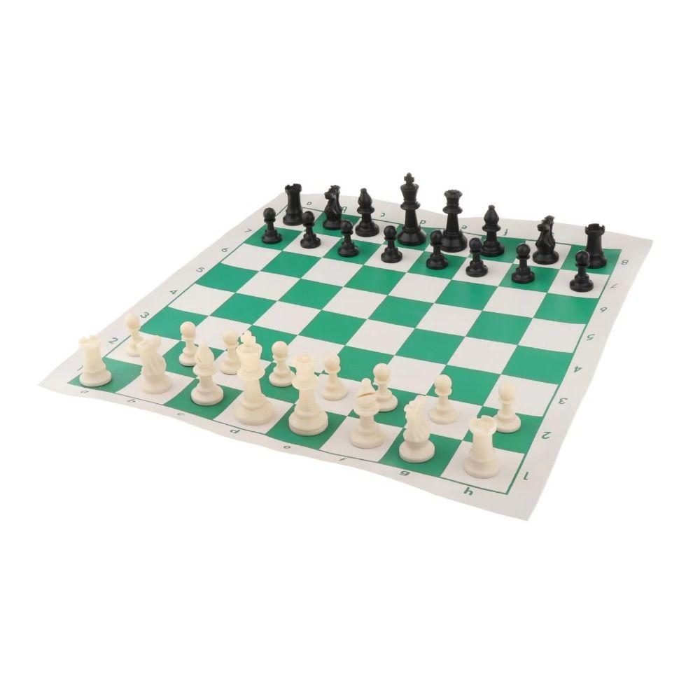 Folding Board Medieval Chess Set 36/42/51cm Chessboard Travel Chess Pieces Set for Outdoor
