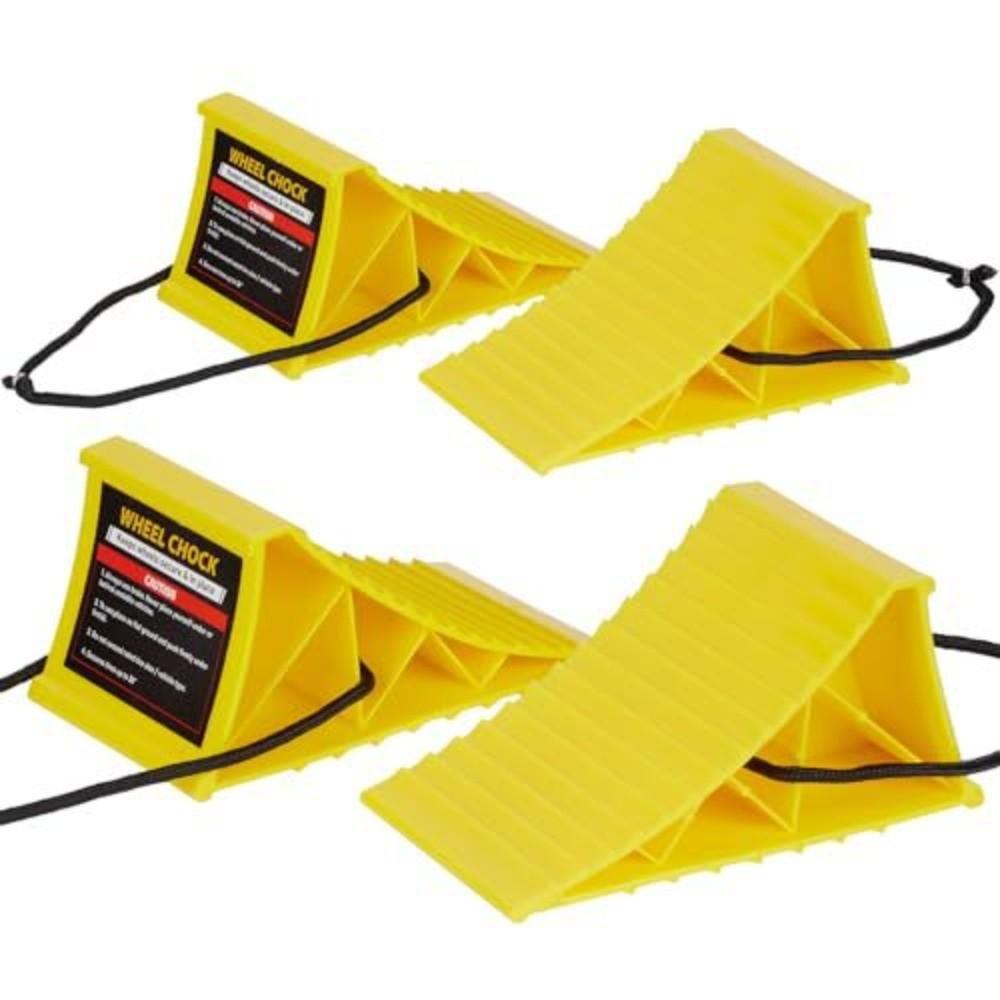 Multipurpose Design Wheel Chocks For RV Space-Saving Portable Wheel Chocks  For RVs