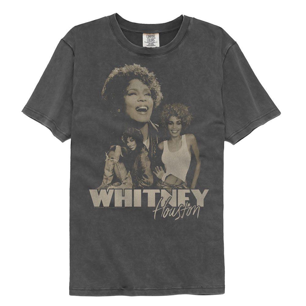 26 Whitney Houston Three Images Pepper Comfort Colors Music Shirt Unisex T-Shirt L
