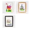 Wooden Photo Frame Table Oil Painting Storage Box Kids Art Frames Children Flip Diy Photo Frame