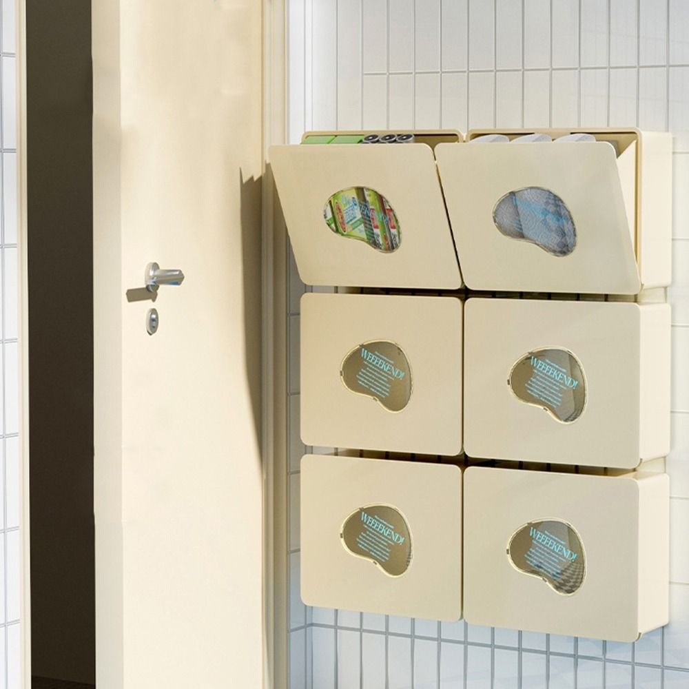 

Пластиковый узкий слот для хранения настенный органайзер для разных вещей санитарный