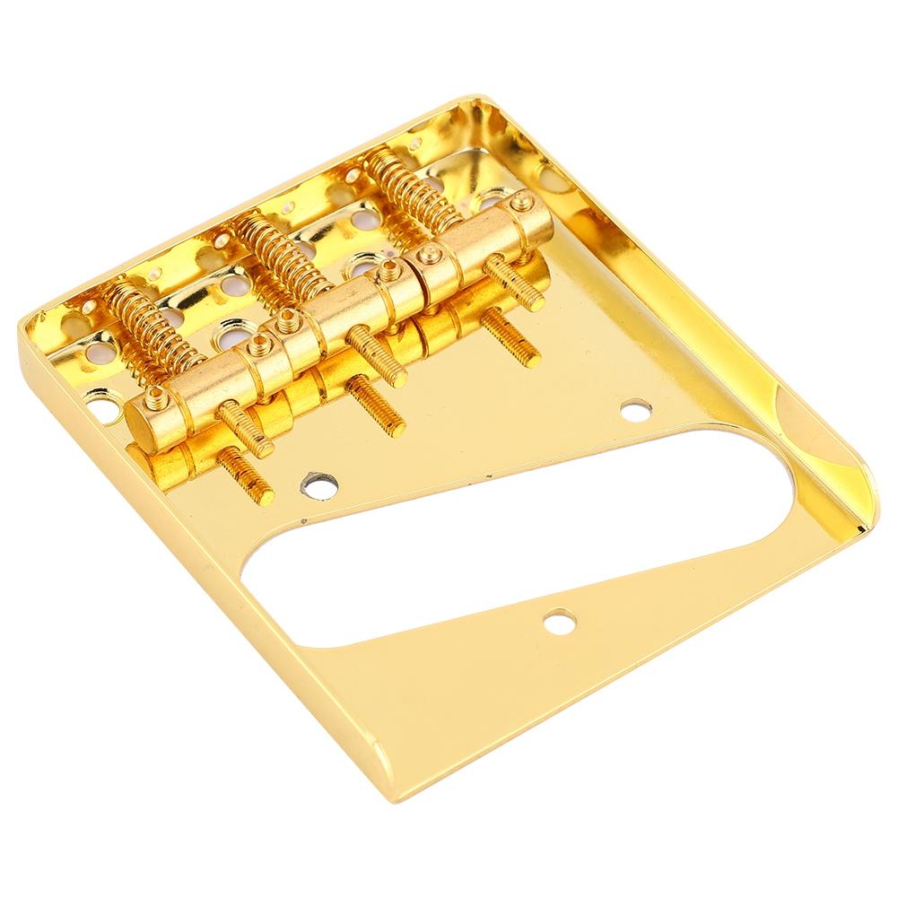 Metal Quality TL Electric Guitar Bridge Tailpiece Tail Part Set Accessory(Golden)