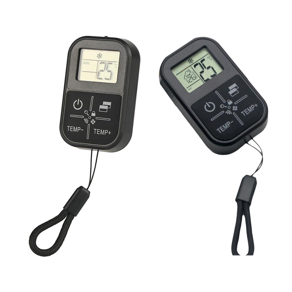 Mini Portable Universal Air Conditioner Remote Control Compatible with All Brands Remote Controller with Thermometer Function