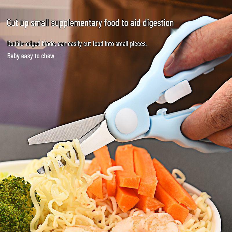 Baby Food Scissors: Children's Portable Food Supplement Cutter