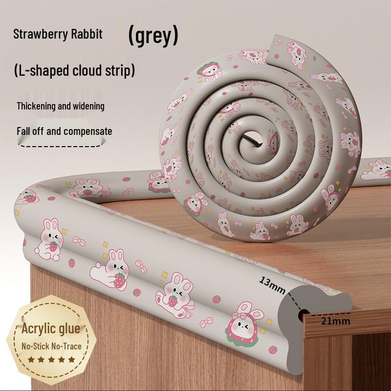 Non-adhesive Thickened Anti-collision Strip for Infants and Kindergarten Furniture Corners