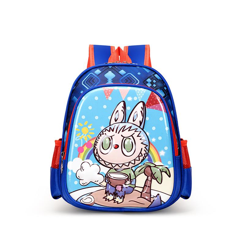 School BagsLabubu children's men's and women's large-capacity cartoon animation student backpack 12 inches