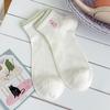 Cute Socks Ladies Short Cotton Summer Lightweight Mesh Breathable Embroidered Sports Socks