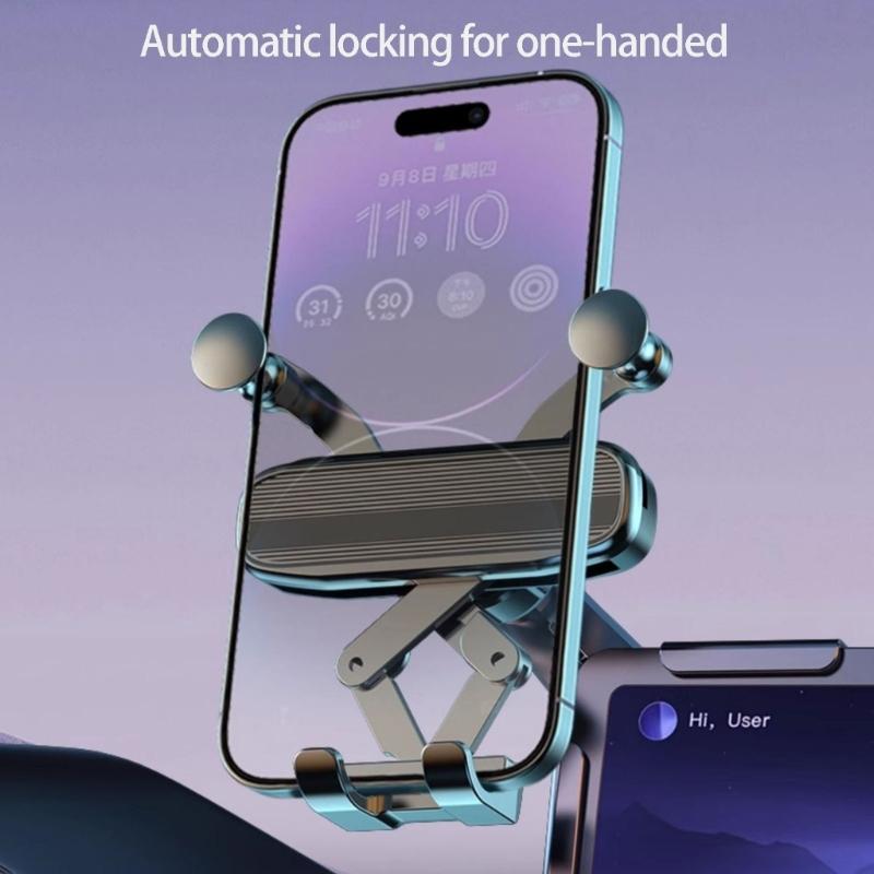 Adjustable Universal Ball Head Phone Holder for Car Dashboards with Silicones Without Residues Adhesive Auto Locking