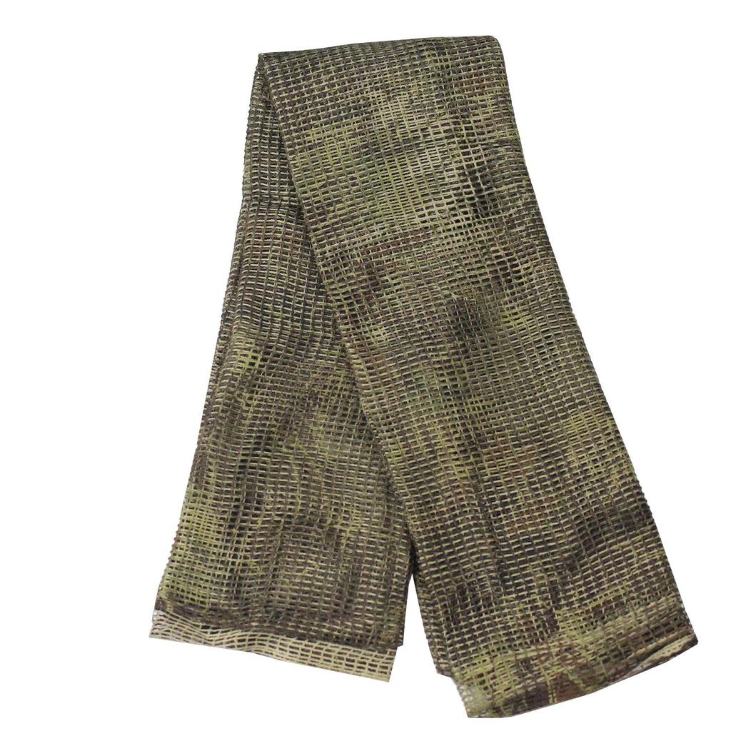 Taktyczny szal maskujący dżungla - Duża chusta wojskowa outdoorowa na głowę do polowania i aktywności CS